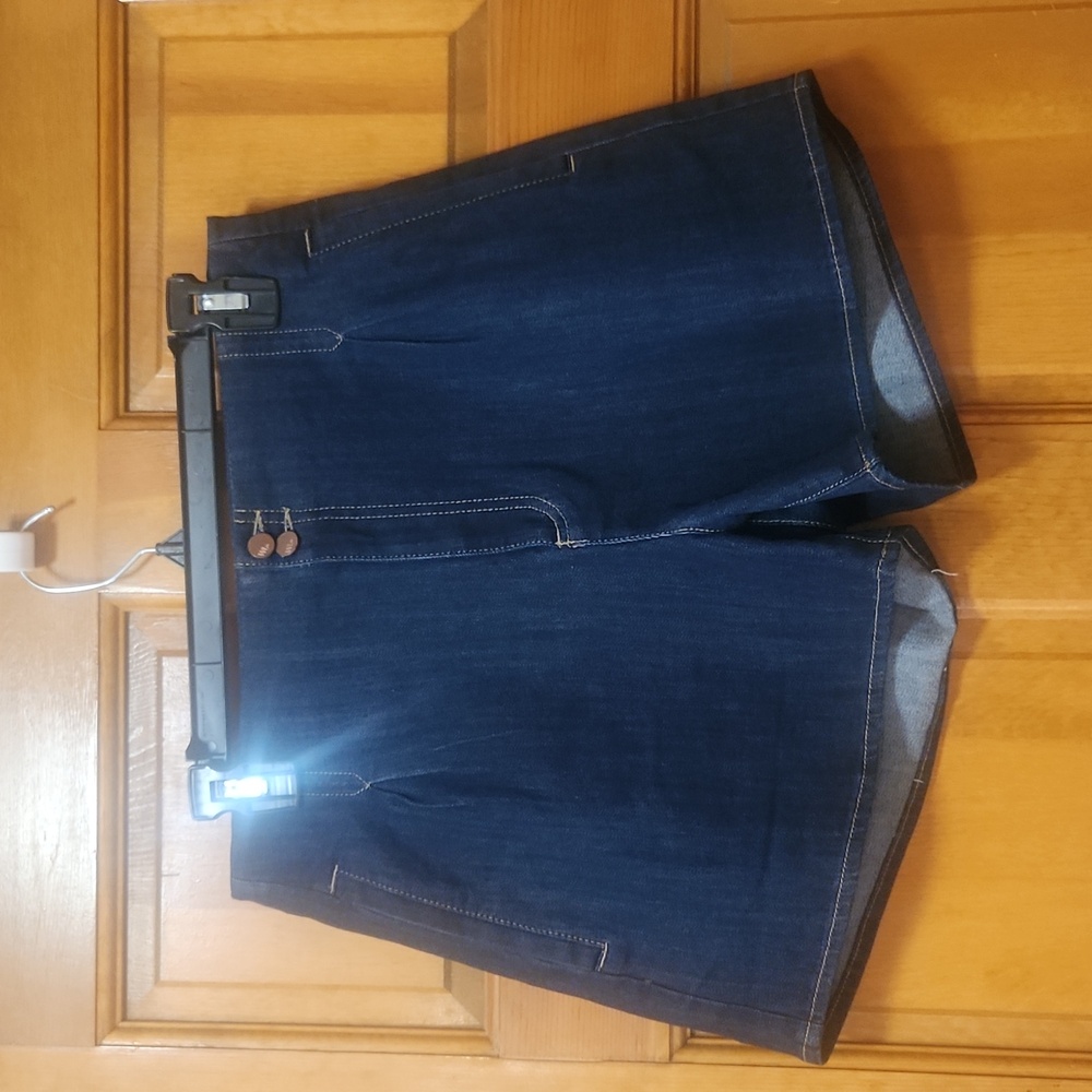 Wash Lab Dark Wash Blue Denim/Jean Shorts, Women's Size 29, EUC
